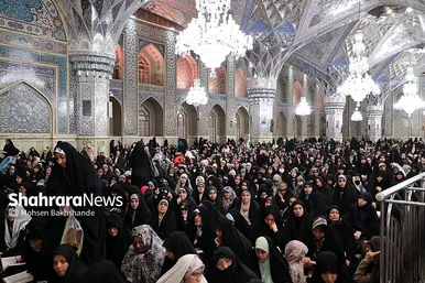 مراسم مناجات شب‌های ماه مبارک رمضان در حرم مطهر رضوی