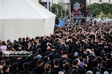 خیمه سوزان عصر عاشورا در مشهد