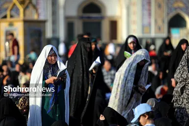 مراسم دعای عرفه در حرم مطهر رضوی