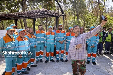گزارش تصویری | مراسم بهره برداری از فاز یک بوستان جهانشهر مشهد