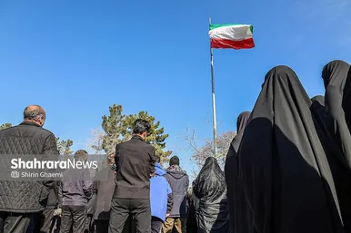 گزارش تصویری | مراسم تدفین پیکرهای شهدای مدافع امنیت در آرامستان بهشت‌رضا(ع) مشهد