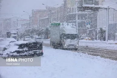 گزارش تصویری | بارش سنگین برف در شهرستان سوادکوه - مازندران