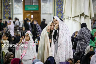 گزارش تصویری | حال و هوای حرم مطهر رضوی در شب میلاد پیامبر اکرم
