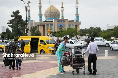 گزارش تصویری | استقبال از کاروان خدام الحسین