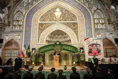 تشییع با شکوه 3 شهید مدافع امنیت در مشهد