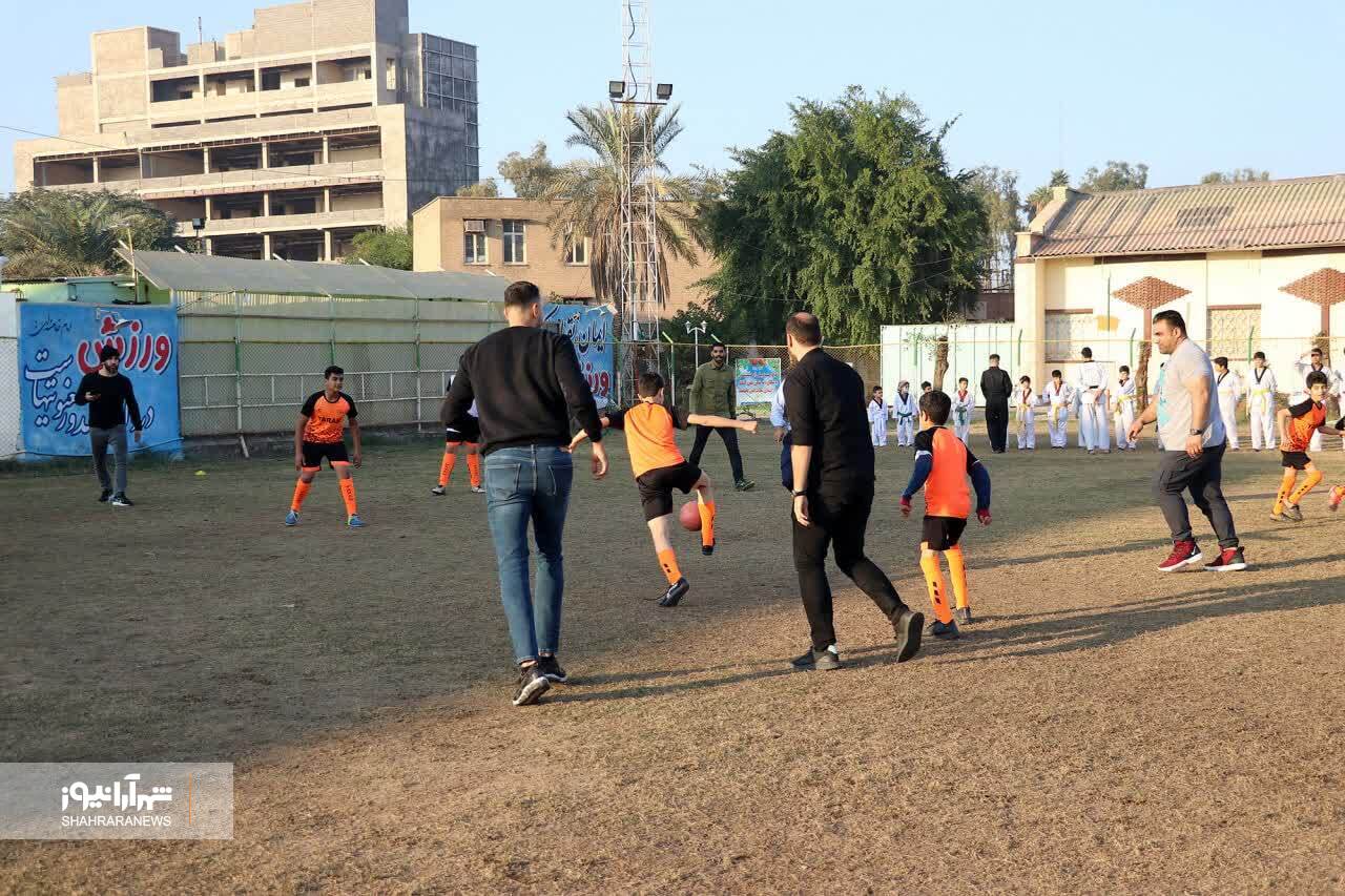 حضور قهرمانان ملی و ورزشکاران المپیک و پارالمپیک در جمع کودکان سندروم داون خوزستان + عکس