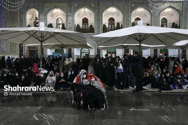 مراسم احیای شب بیست و یکم ماه رمضان در حرم مطهر رضوی‎‎