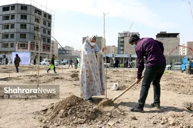 مراسم روز درختکاری در مشهد