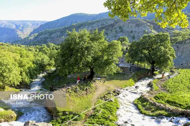 نوروزگردی | آبشار «آبریز» کهگیلویه