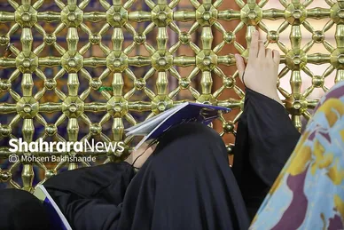 گزارش تصویری | مراسم احیای اولین شب قدر در حرم مطهر امام رضا (ع)