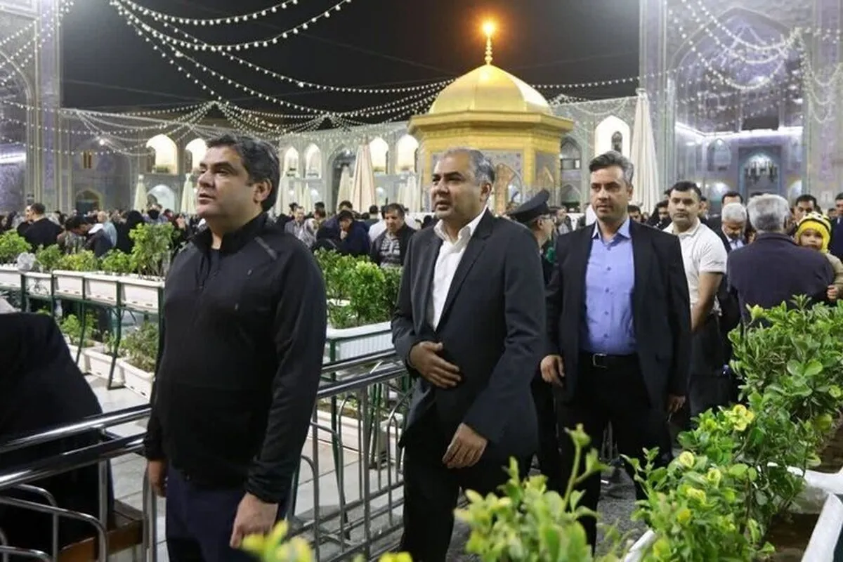 وزیر کشور پاکستان به حرم مطهر رضوی مشرف شد