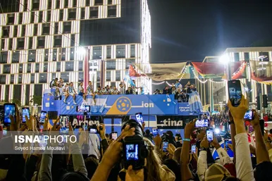 در حاشیه فینال رقابت‌های جام جهانی ۲۰۲۲ قطر