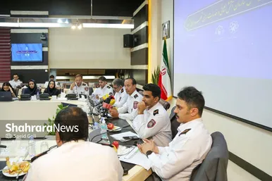 گزارش تصویری | نشست خبری سازمان آتش‌نشانی مشهد