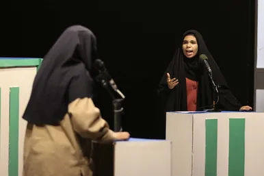 نمایش «دادگاه کتاب»در مشهد