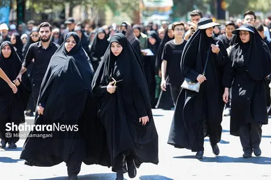 عکس‌هایی از مراسم جاماندگان اربعین در مشهد (۴ شهریور ۱۴۰۳)
