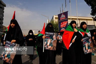 عکس‌هایی از مراسم تشییع پیکر شهید اسماعیل هنیه در تهران - ۱