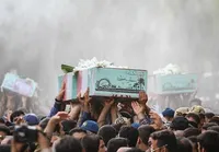 ویدئو | گرامیداشت ورود پیکرهای طیبه ۴۴ شهید تازه‌تفحص‌شده به کشور