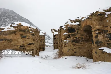 یک روز برفی در مشهد