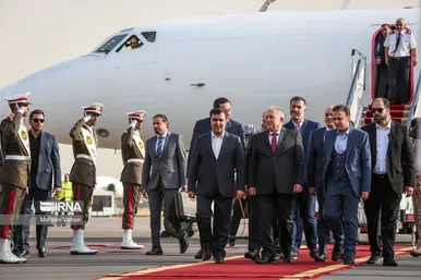 عکس‌هایی از ورود میهمانان خارجی مراسم تحلیف به ایران