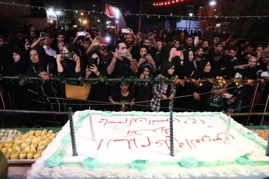 آیین سینی گردانی حضرت قاسم علیه السلام در شب هشتم محرم