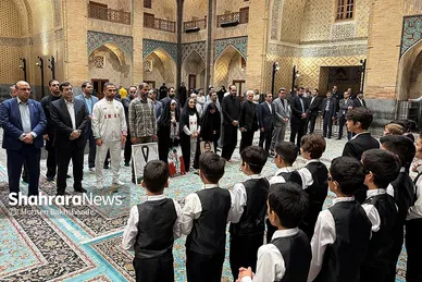 گزارش تصویری | اعطای پرچم جمهوری اسلامی ایران به پرچمداران کشورمان در رقابت‌های آسیایی ناگویا