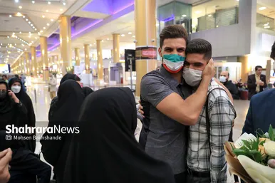 استقبال از سه عضو کاروان پارالمپیک کشور در مشهد
