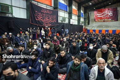 مراسم تشییع و تدفین پیکر پاک شهید گمنام در دانشکده منتظری مشهد