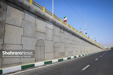 گزارش تصویری | بهره‌برداری از دوربرگردان غیرهمسطح شرقی ابوطالب مشهد