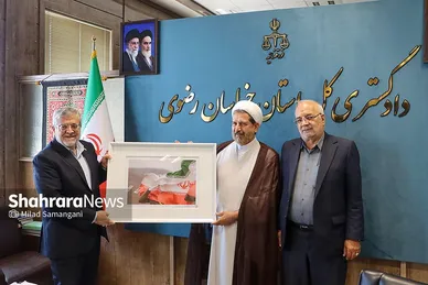 گزارش تصویری | دیدار محمدرضا قلندر شریف ،شهردار مشهد با حجت الاسلام زرندی رئیس کل دادگستری استان خراسان رضوی