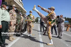 آیین دانش&zwnj;آموختگی فراگیران مرکز آموزش مرزبانی خراسان&zwnj; رضوی&lrm;&lrm;