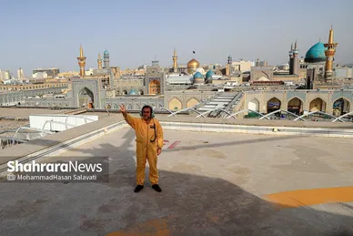 تصاویر هوایی از شهر مشهد و حرم مطهر رضوی