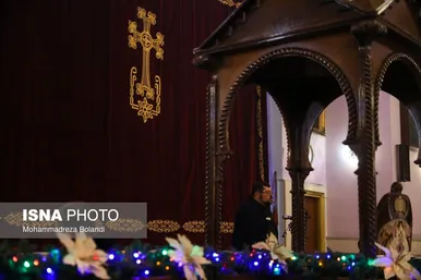 مراسم سال نو میلادی در کلیسای «تارگمانچاتس» تهران