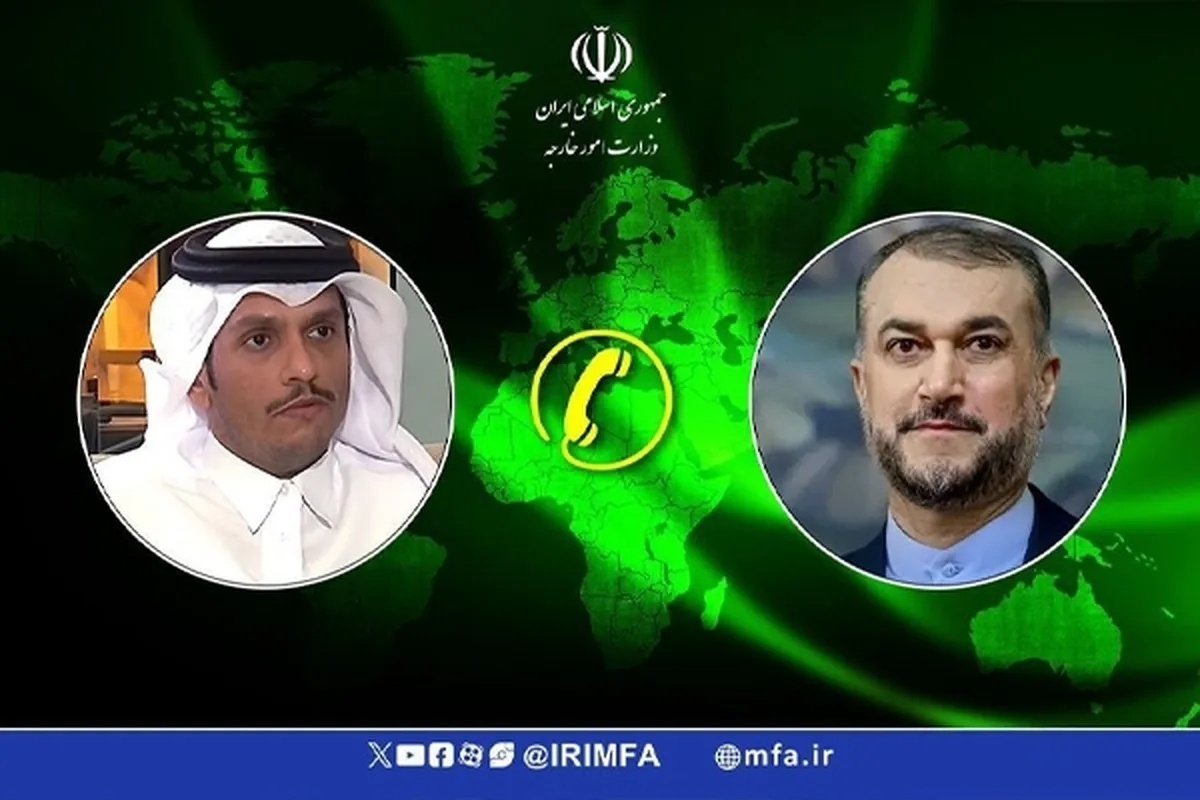 گفت‌وگوی تلفنی امیرعبداللهیان با نخست وزیر قطر
