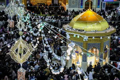 تحویل سال 1402 در حرم مطهر امام رضا (ع)