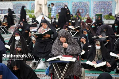 ترتیل خوانی قرآن کریم در مسجد گوهرشاد حرم مطهر رضوی