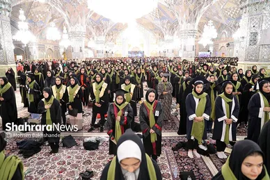 جشن دانش آموختگان علوم پزشکی کشور در حرم مطهر رضوی