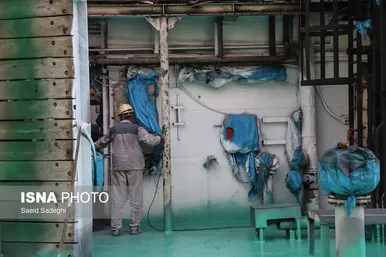 عکس‌هایی از کشتی سازی و صنایع فراساحل ایران