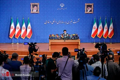 نشست خبری رئیس جمهور منتخب
