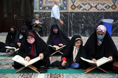 ترتیل خوانی قرآن کریم در مسجد گوهرشاد حرم مطهر رضوی