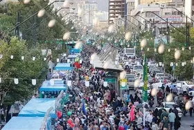 ویدئو| حضور مردم در راهپیمایی کیلومتری غدیر در تهران (۲۴ خرداد ۱۴۰۴)