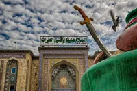 آماده‌سازی حرم حضرت ابوالفضل العباس (ع) برای میزبانی از زائران ایام محرم ۱۴۰۵
