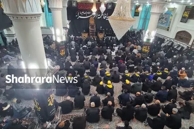 اجتماع هیئت‌های مذهبی مهاجران افغانستانی مقیم مشهد در روز شهادت حضرت زهرا(س)