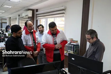 بازدید مدیرعامل جمعیت هلال‌احمر خراسان رضوی از موسسه فرهنگی شهرآرا
