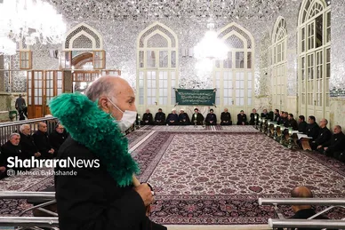 آیین جاروکشی حرم مطهر رضوی