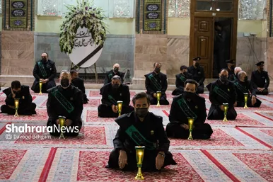 آیین خطبه خوانی شب شهادت امام رضا(ع) در حرم مطهر رضوی