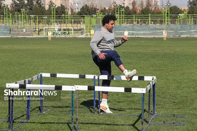 تمرین احسان حدادی در مشهد