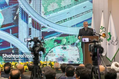 آیین بهره‌برداری از تقاطع چهارسطحی آزادگان مشهد