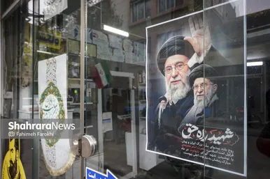 گزارش تصویری | نقش تصویر رهبر شهید انقلاب در کوچه‌های شهر