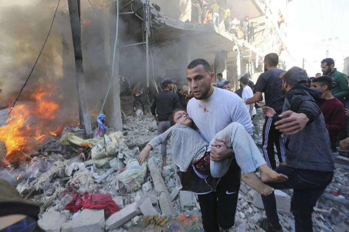 ۲۷ فلسطینی در حمله به منازل فلسطینیان نوار غزه به شهادت رسیدند