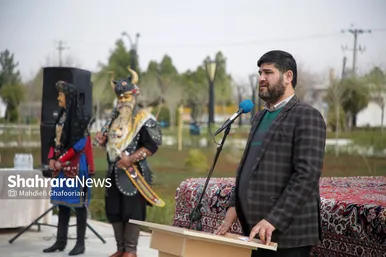آیین رونمایی از یادمان «گذرسیاوش از آتش»